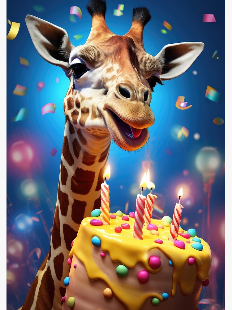 Giraffe Jungle Design Cake – Creme Castle