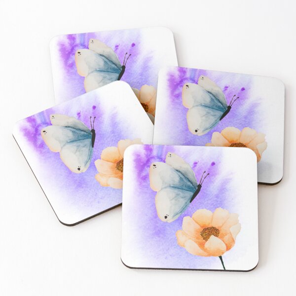 Item preview, Watercolour Flowers and Buterflies. designed and sold by KanyaluckArtist.