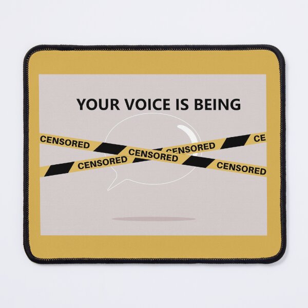 Item preview, Your Voice is Being Censored By MSM designed and sold by ThundRDownunder.