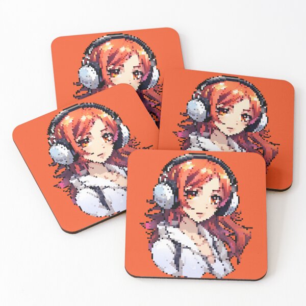 Item preview, High-Tech Anime Girl Pixel Art designed and sold by GalacticLabs.