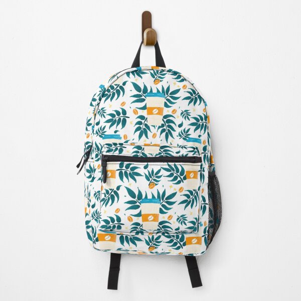 Item preview, Orange and teal tropical coffee designed and sold by Home Cyn Home.