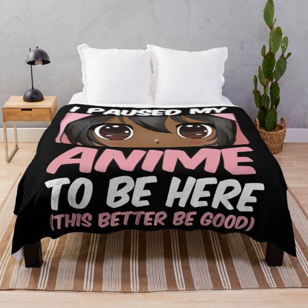 Aperçu de l'œuvre J'ai interrompu mon anime pour être ici Otaku Anime Merch créée et vendue par gogo-jr.