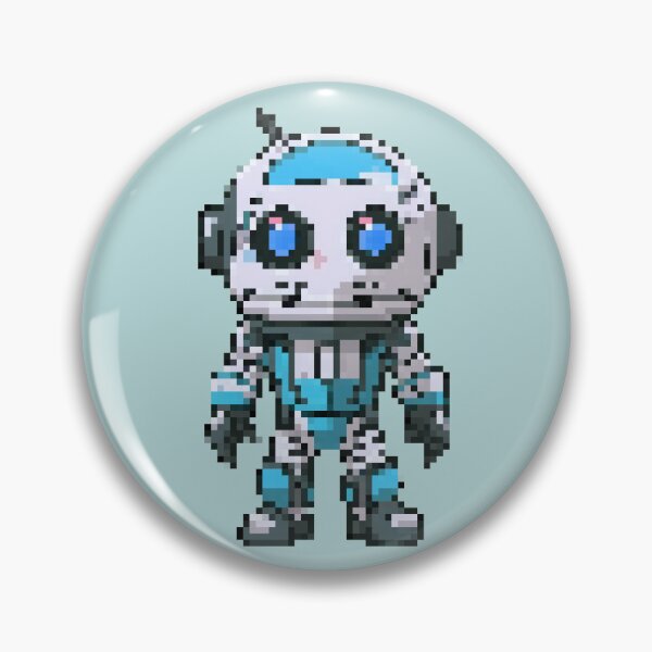 Item preview, Robot Pixel Art designed and sold by GalacticLabs.