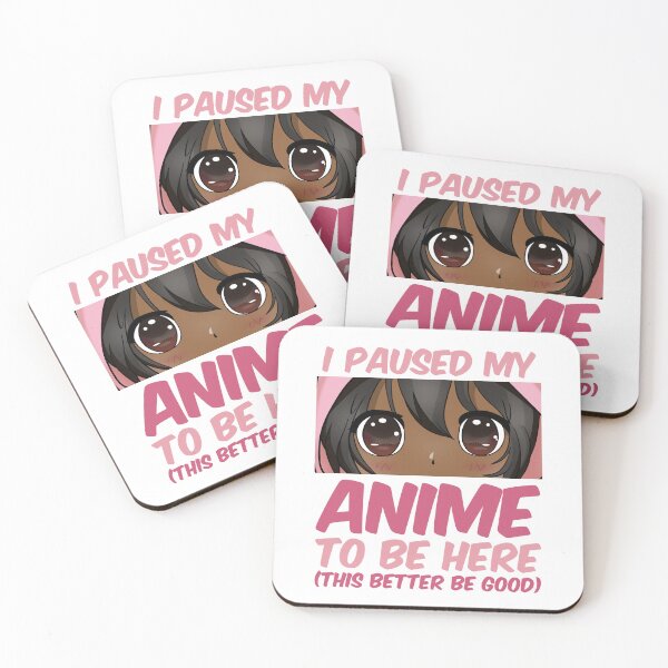 Item preview, Paused My Anime To Be Here Otaku Anime Merch designed and sold by gogo-jr.