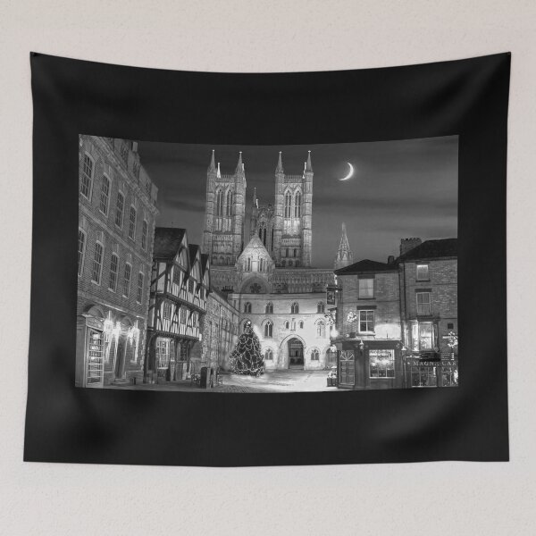 Item preview, Lincoln Cathedral and Market Square at Night designed and sold by Alisonchambers2.