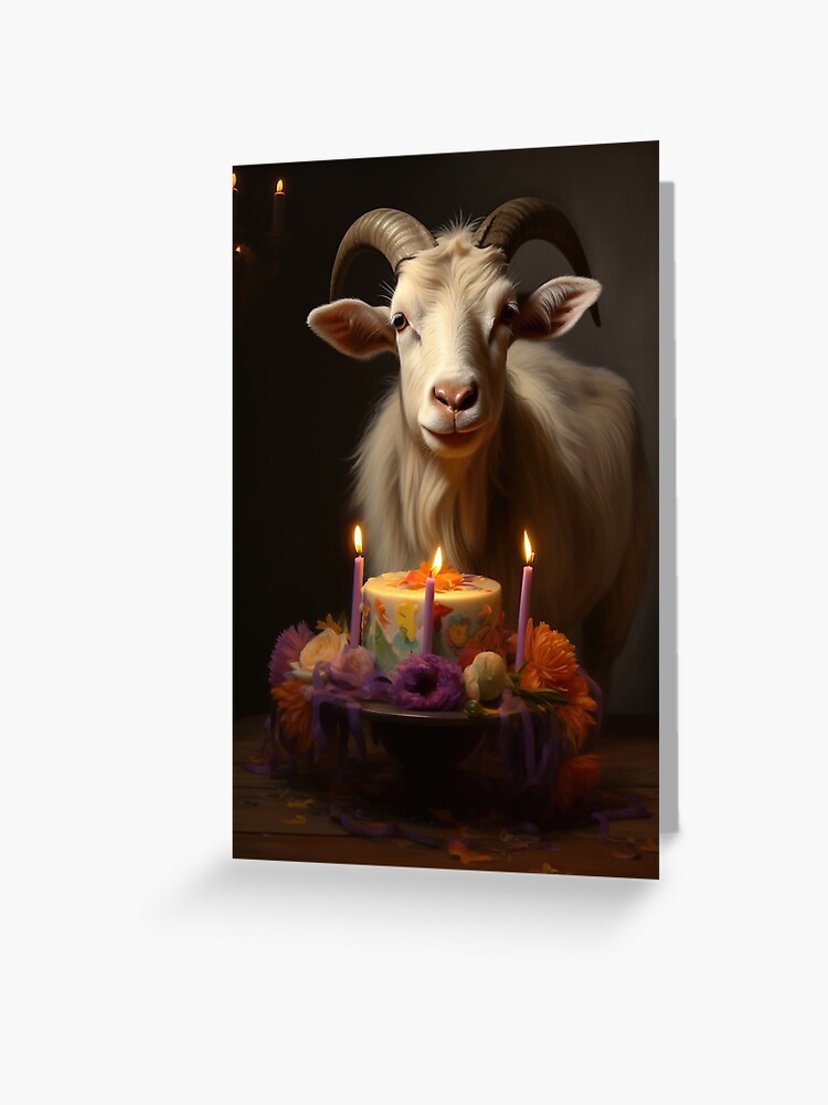 50 Goat Cake Design (Cake Idea) - March 2020 | Cake decorating designs,  Cool cake designs, Creative cake decorating