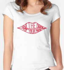 Save the drama for your mama Women's Fitted Scoop T-Shirt
