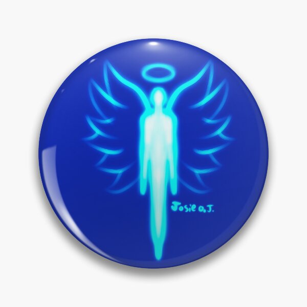 Item preview, Blue aura, blue background designed and sold by Josephine Ethereal.