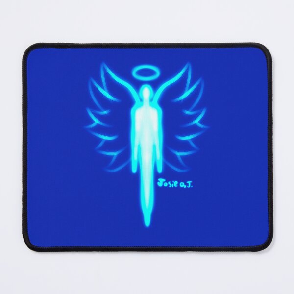 Item preview, Blue aura, blue background  designed and sold by Josephine Ethereal.