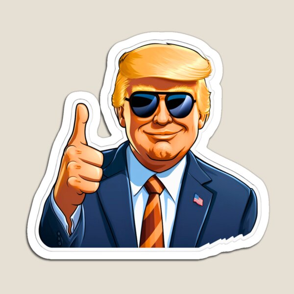 Artikel-Vorschau von Trump gibt einen Daumen hoch, designt und verkauft von Baron-.