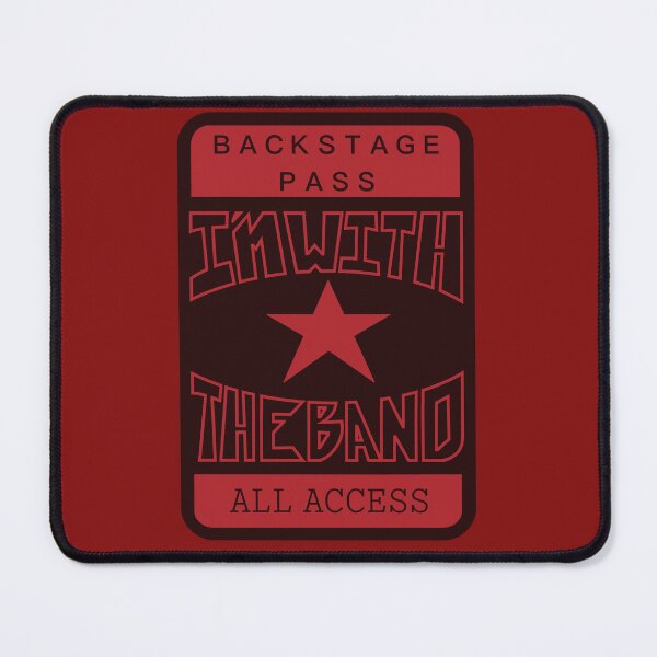 Item preview, I’m With the Band - star backstage pass designed and sold by HeavyMetalMeow.