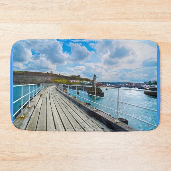 Item preview, Whitby East Pier and Extension Bridge  designed and sold by Alisonchambers2.