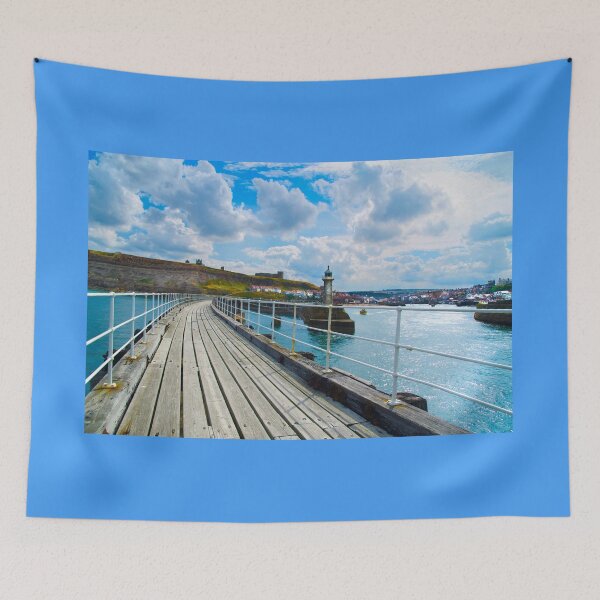 Item preview, Whitby East Pier and Extension Bridge  designed and sold by Alisonchambers2.