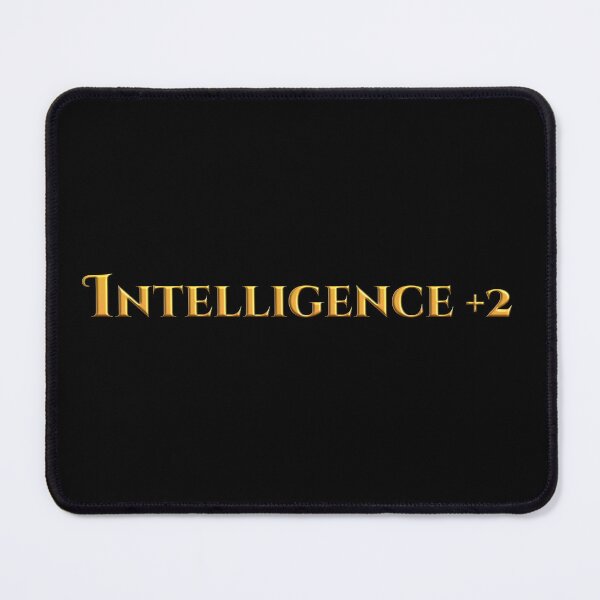 Item preview, Intelligence + 2, rpg games characters statistics designed and sold by twisted-dot.