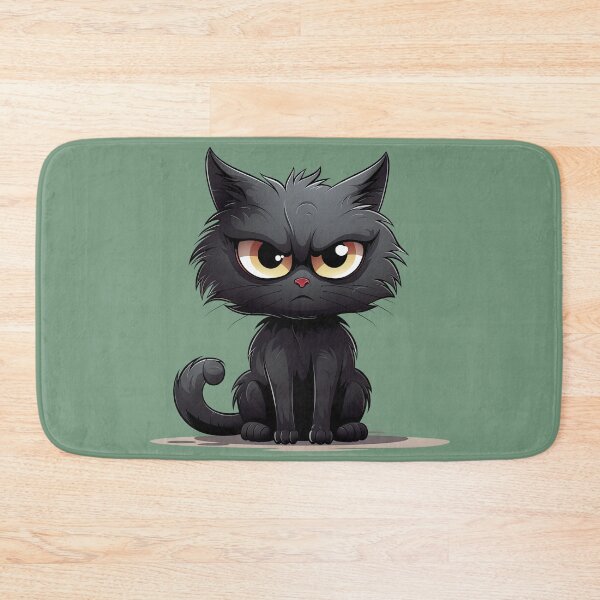 Item preview, Black Cat Meme - What? designed and sold by Puristock.