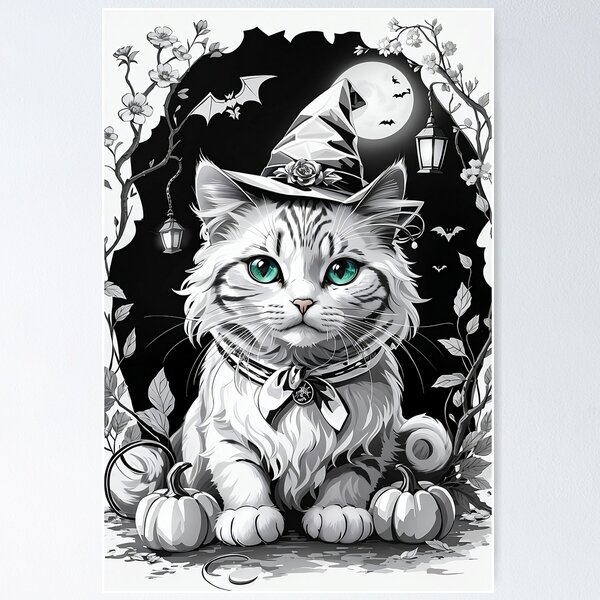 Item preview,  Happy Halloween Cat designed and sold by deviatepolo.