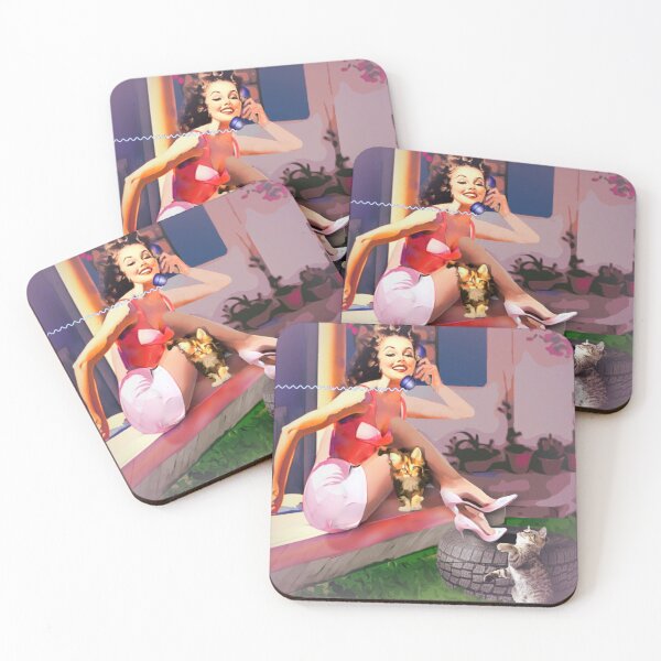 Item preview, Retro Cat Play designed and sold by Sanctum Icons.