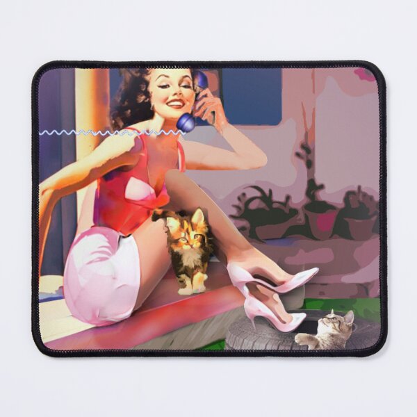 Item preview, Retro Cat Play designed and sold by Sanctum Icons.