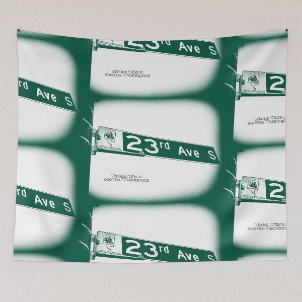 Item preview, 23rd Avenue, Central District, WHITE MINT Seattle, Washington by Mistah Wilson designed and sold by The Street Sign Store.