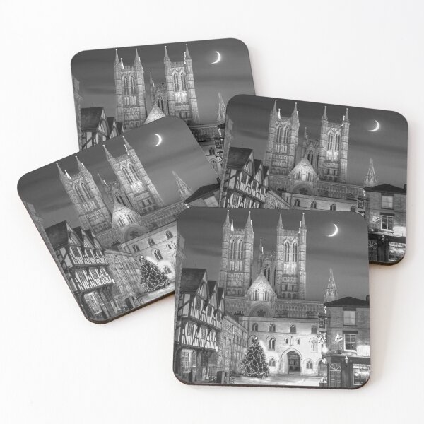Item preview, Lincoln Cathedral and Market Square at Night designed and sold by Alisonchambers2.