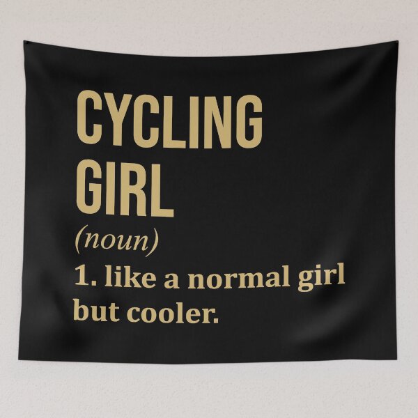 Item preview, Cycling Girl Definition in Gold designed and sold by XCIV.