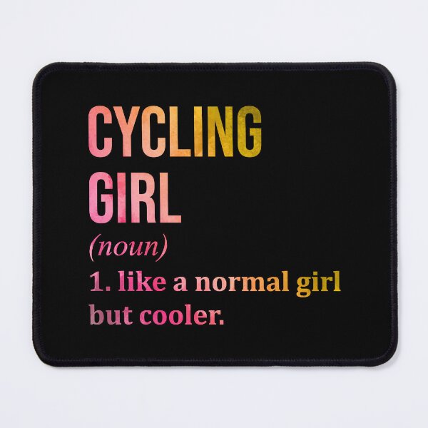 Item preview, Cycling Girl Definition in Watercolor designed and sold by XCIV.