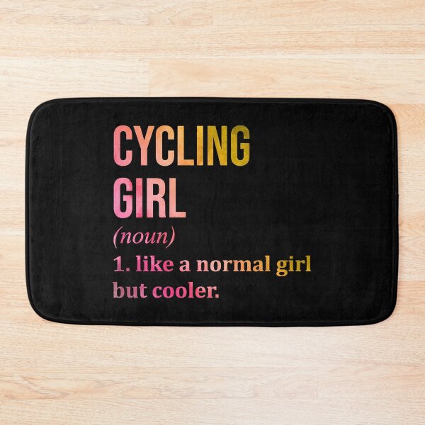 Item preview, Cycling Girl Definition in Watercolor designed and sold by XCIV.