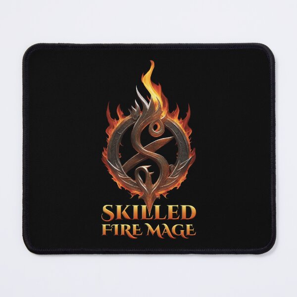 Item preview, Skilled fire mage, fantasy rpg game magical design designed and sold by twisted-dot.