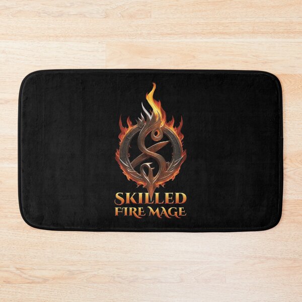 Item preview, Skilled fire mage, fantasy rpg game magical design designed and sold by twisted-dot.