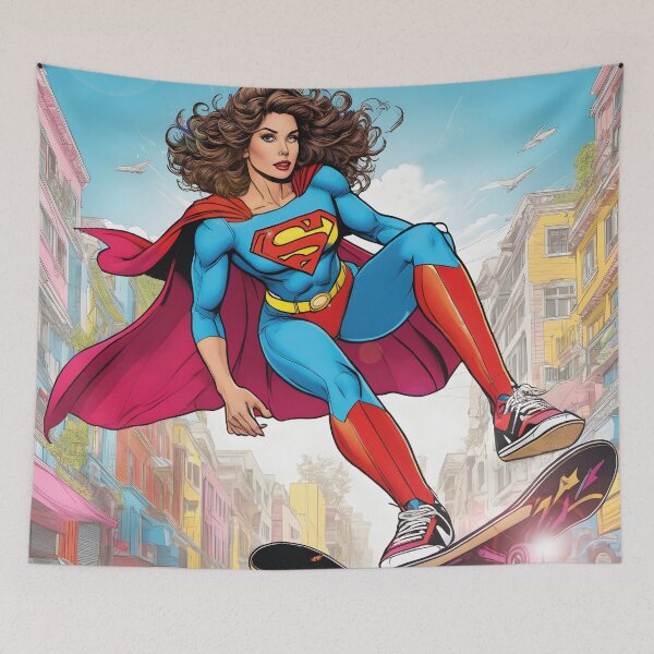 Item preview, Superwoman skates, heroine designed and sold by Mauswohn.