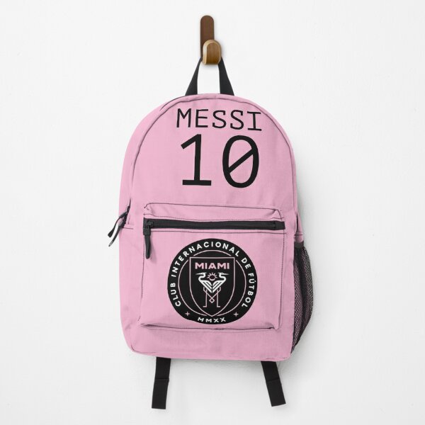 Set of 2 Football Sports Star Messi Backpack School Travel Bag Pen Case  13/16 In