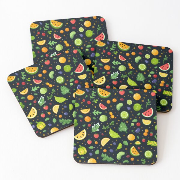 Item preview, fruits vegetables sweets seamless digital paper designed and sold by songkrup.