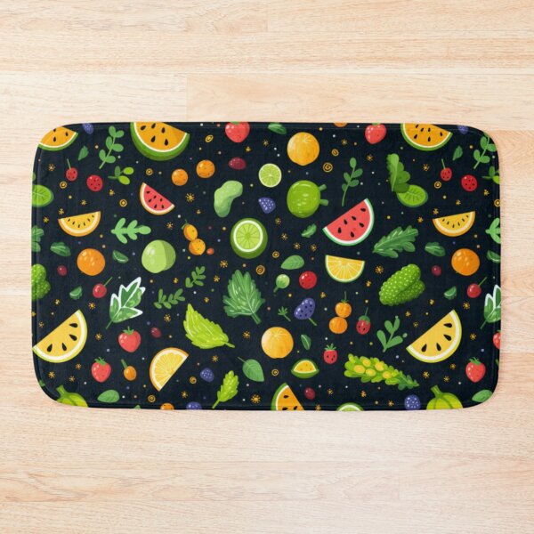 Item preview, fruits vegetables sweets seamless digital paper designed and sold by songkrup.