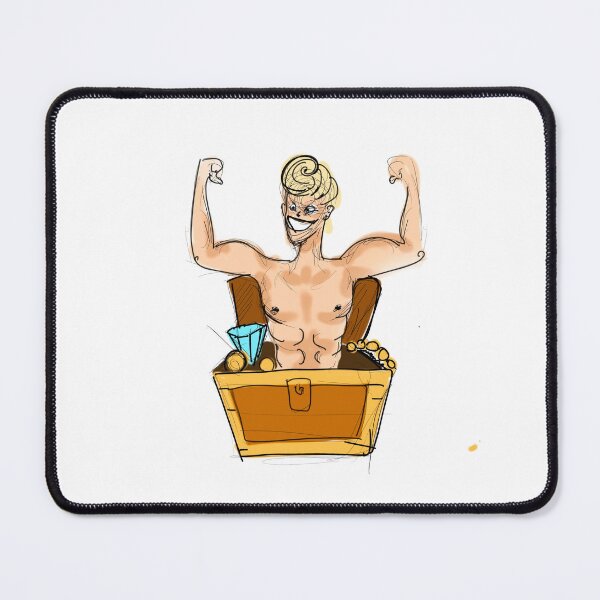 Item preview, Treasure Trove Unveiled: Naked & Happy Ryan Guslik Emerges! ? Twitch Art Creation designed and sold by cheervinsky.