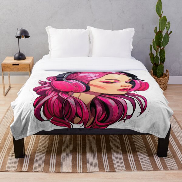 Item preview, chica escuchando musica designed and sold by abmkf.