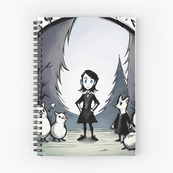 Item preview, Gothic boy In haunted woods designed and sold by Printsalotl.