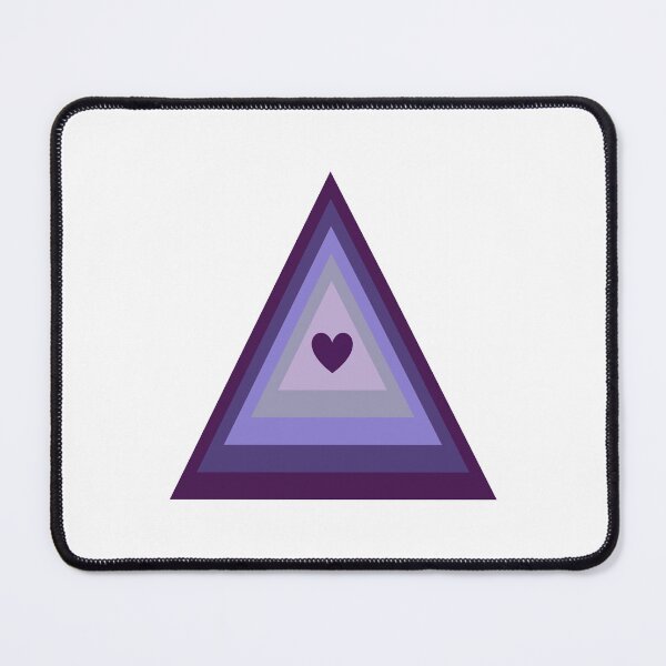 Item preview, Aesthetic Purple Heart Love Triangle designed and sold by EpicCreation.