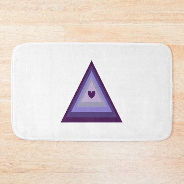 Item preview, Aesthetic Purple Heart Love Triangle designed and sold by EpicCreation.