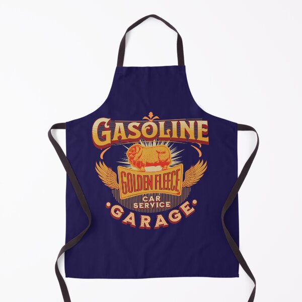 Item preview, Gas Gasoline Garage, Vintage Gasoline, Golden Fleece Garage, Retro Car Service Crewneck, Classic Mechanical Shop Pullover designed and sold by Bert Englefield.