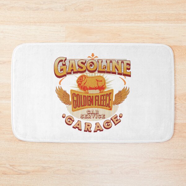 Item preview, Gas Gasoline Garage, Vintage Gasoline, Golden Fleece Garage, Retro Car Service Crewneck, Classic Mechanical Shop Pullover designed and sold by Bert Englefield.