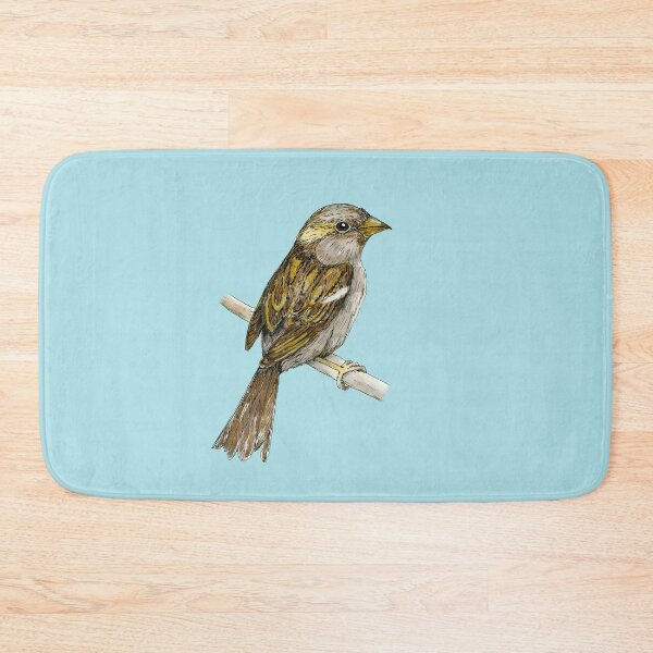 Item preview, Female house sparrow colored ink drawing designed and sold by Bwiselizzy.