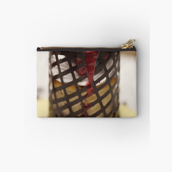 Item preview, Cylindrical cheesecake in chocolate basket with blueberries designed and sold by Nick Dale Photography.
