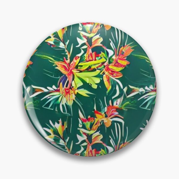 Item preview, Colorful Tropical Floral Pattern designed and sold by calibrit.