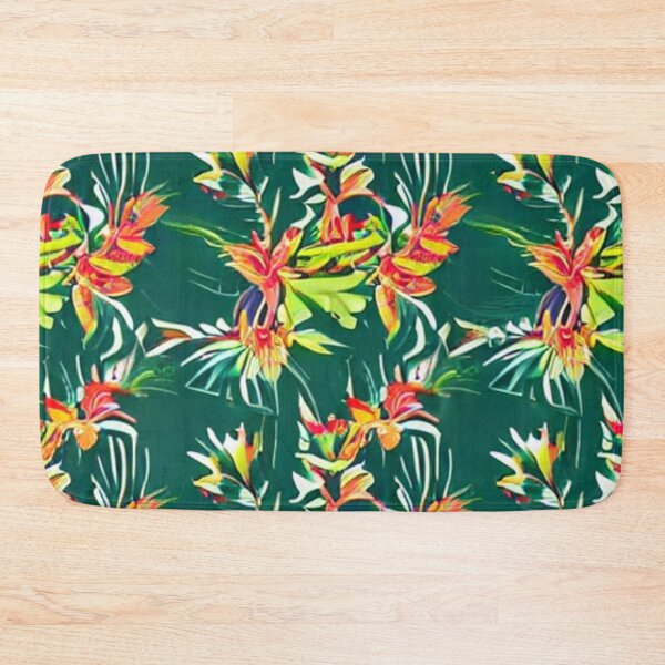 Item preview, Colorful Tropical Floral Pattern designed and sold by calibrit.