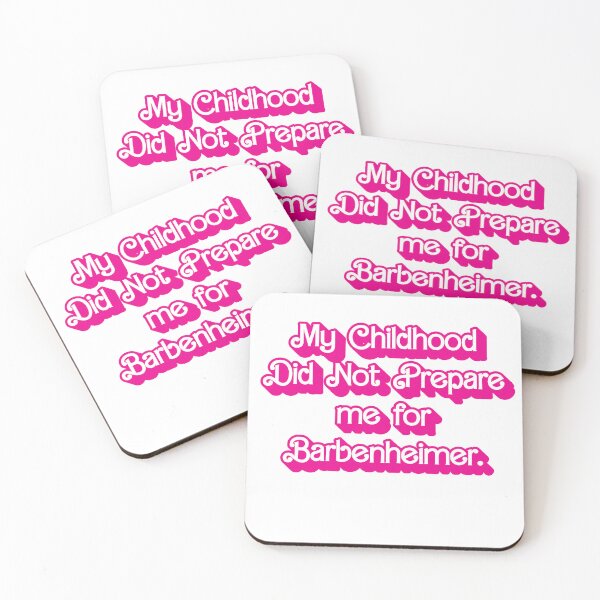 Item preview, My Childhood Did not Prepare me for Barbenheimer. designed and sold by AndromedaWeb.