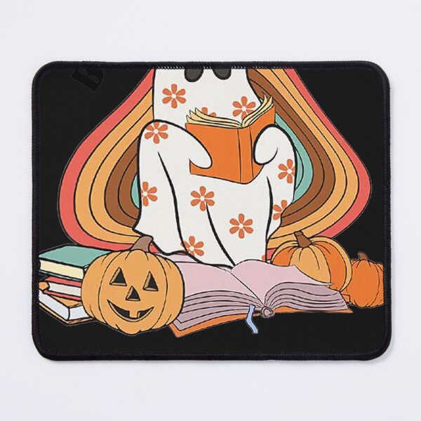 Item preview, Boooks Ghost Groovy Floral Ghost Read Book Library Halloween designed and sold by EvanVanness.