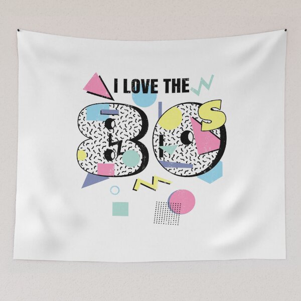 Item preview, I love the 80s Retro Memphis Design 80s designed and sold by gogo-jr.