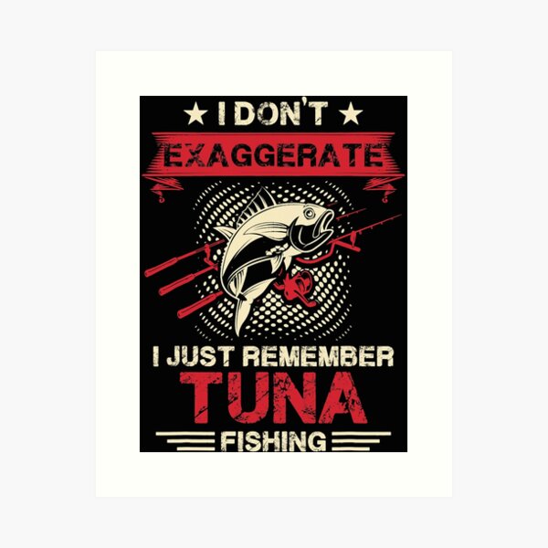 Yellowfin Tuna Fishing Shirts | Art Print