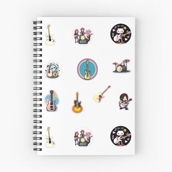 Item preview, Music Stickers - Guitar Stickers - Tunes Sticker Pack Collection designed and sold by Imaginarium Depot - ImaginariumDepot.us.
