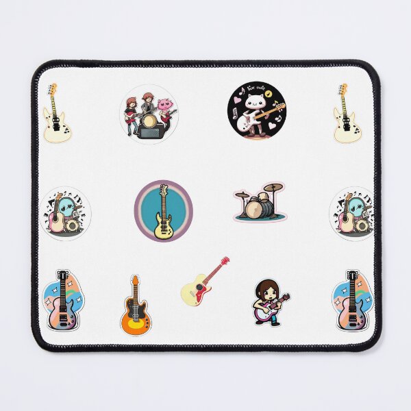 Item preview, Music Stickers - Guitar Stickers - Tunes Sticker Pack Collection designed and sold by Imaginarium Depot - ImaginariumDepot.us.